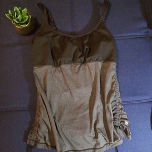 Lululemon Yoga Workout Black and Grey Sz 8